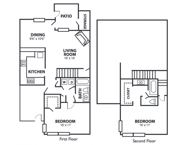 B3 Floor Plan 2 bedrooms and 2 bathrooms B3 Floor Plan 2 bedrooms and 2 bathrooms